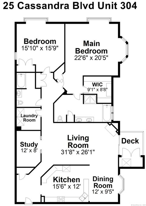 Tiny photo for 25 Cassandra Boulevard #APT 304, West Hartford, CT 06107 (MLS # 24135882)
