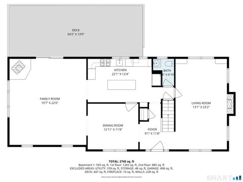 Tiny photo for 349 Mountain Road, Wilton, CT 06897 (MLS # 24151997)