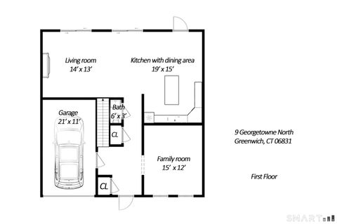Tiny photo for 9 Georgetowne Drive N #9, Greenwich, CT 06831 (MLS # 24156962)