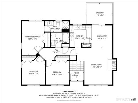 Tiny photo for 492 Long Hill Road, Middletown, CT 06457 (MLS # 24175189)