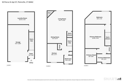 Tiny photo for 50 Pierce Street #57, Plainville, CT 06062 (MLS # 24203631)