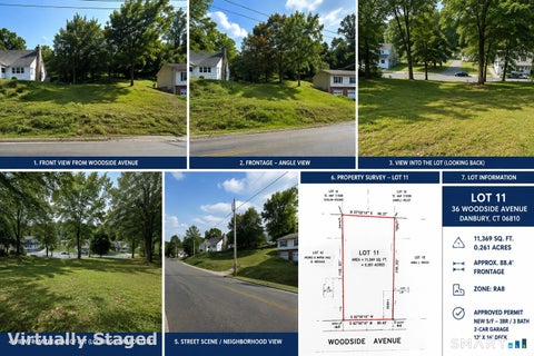Vacant Land For Sale - 36 Woodside Avenue<br/> Danbury, CT 06810