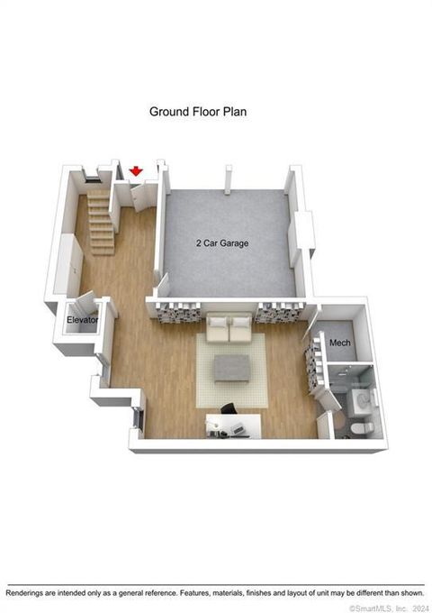 Tiny photo for 1 Home Place #B, Greenwich, CT 06830 (MLS # 24135536)