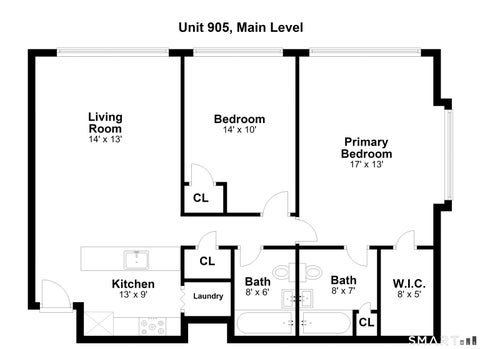 Tiny photo for 300 Broad Street #905, Stamford, CT 06902 (MLS # 24216387)