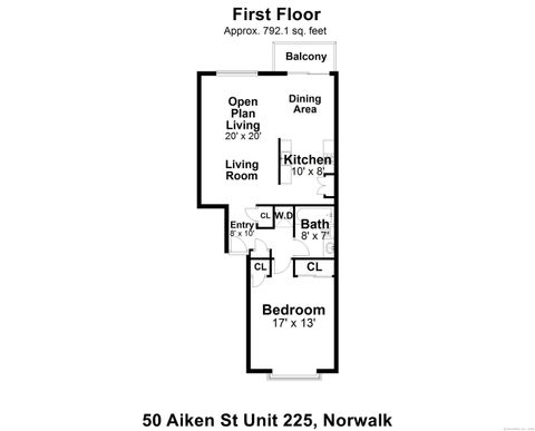 Tiny photo for 50 Aiken Street #APT 225, Norwalk, CT 06851 (MLS # 24130590)