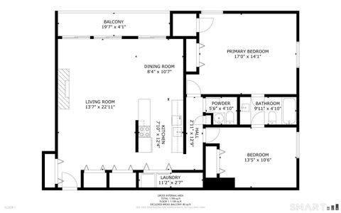 Tiny photo for 950 Cove Road #B6, Stamford, CT 06902 (MLS # 24151374)