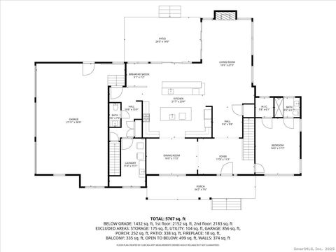 Tiny photo for 226 Putnam Road, New Canaan, CT 06840 (MLS # 24143720)