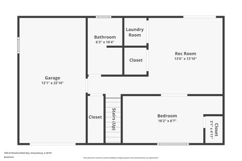 Tiny photo for 1835 W Weathersfield Way, Schaumburg, IL 60193 (MLS # 12531789)
