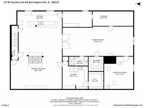 Tiny photo for 23 W County Line Road, Barrington Hills, IL 60010 (MLS # 12637923)