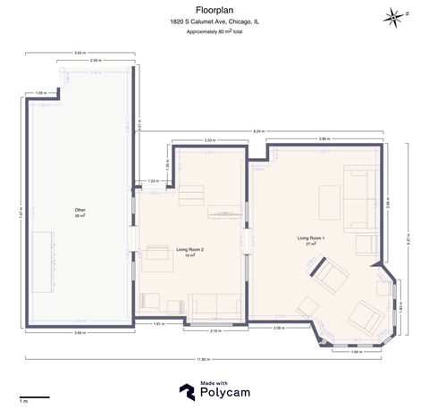 Tiny photo for 1830 S Calumet Avenue #7G, Chicago, IL 60616 (MLS # 12581417)