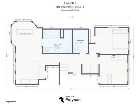 Tiny photo for 1830 S Calumet Avenue #7G, Chicago, IL 60616 (MLS # 12581417)