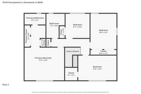 Tiny photo for 18135 Cherrywood Lane, Homewood, IL 60430 (MLS # 12661197)