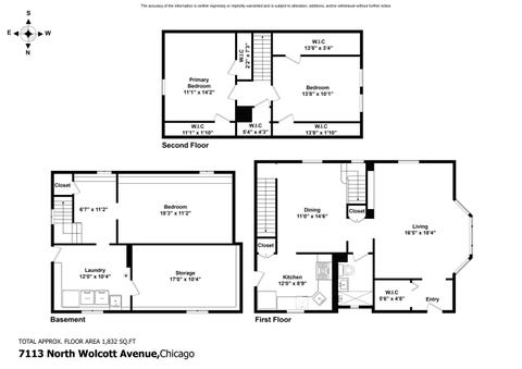 Tiny photo for 7113 N Wolcott Avenue, Chicago, IL 60626 (MLS # 12674242)