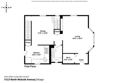 Tiny photo for 7113 N Wolcott Avenue, Chicago, IL 60626 (MLS # 12674242)