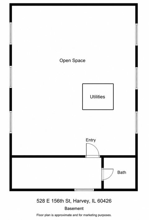 Tiny photo for 528 E 156th Street, Harvey, IL 60426 (MLS # 12771588)