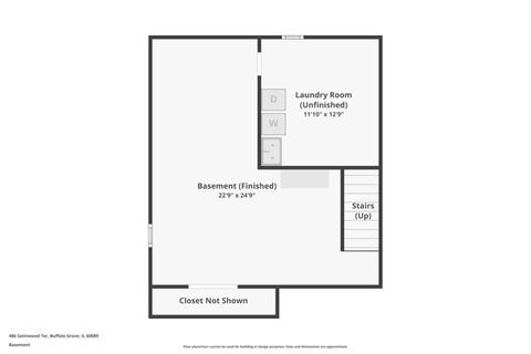Tiny photo for 486 SATINWOOD Terrace, Buffalo Grove, IL 60089 (MLS # 12498975)