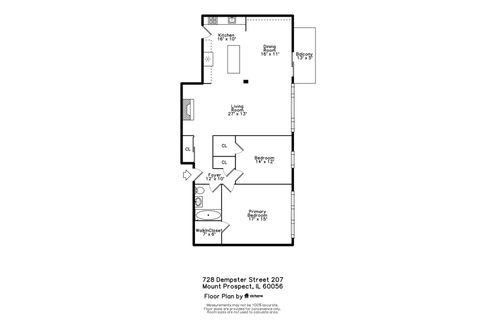 Tiny photo for 728 Dempster Street #207, Mount Prospect, IL 60056 (MLS # 12586081)