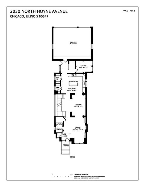 Tiny photo for 2030 N Hoyne Avenue, Chicago, IL 60647 (MLS # 12584136)