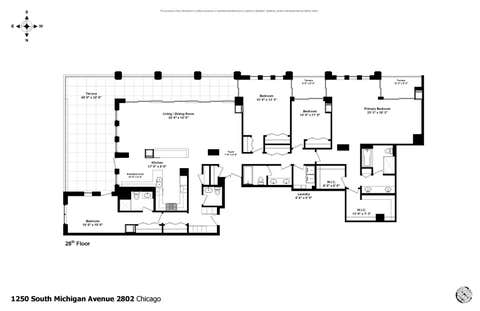 Tiny photo for 1250 S Michigan Avenue #2802, Chicago, IL 60605 (MLS # 12699206)