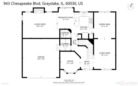 Tiny photo for 943 Chesapeake Boulevard, Grayslake, IL 60030 (MLS # 12516163)