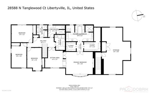 Tiny photo for 28588 N Tanglewood Court, Libertyville, IL 60048 (MLS # 12664338)