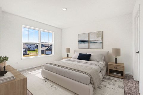 Tiny photo for 413 Hathaway Lane, Oswego, IL 60543 (MLS # 12598683)