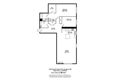 Tiny photo for 224 S OAK PARK Avenue #4B, Oak Park, IL 60302 (MLS # 12564337)