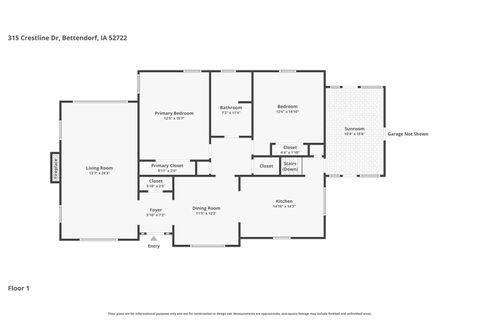 Tiny photo for 315 Crestline Drive, Bettendorf, IA 52722 (MLS # 12612653)