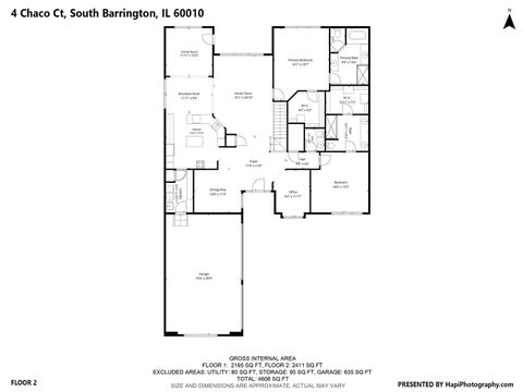 Tiny photo for 4 Chaco Court, South Barrington, IL 60010 (MLS # 12736043)