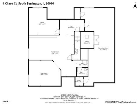 Tiny photo for 4 Chaco Court, South Barrington, IL 60010 (MLS # 12736043)