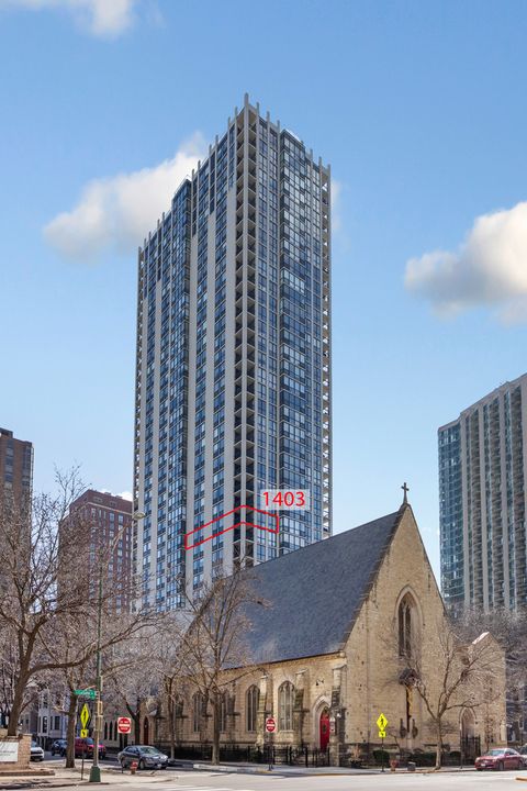 Tiny photo for 1122 N Clark Street #1403, Chicago, IL 60610 (MLS # 12588554)
