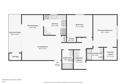 Tiny photo for 9555 Southwest Highway #1S, Oak Lawn, IL 60453 (MLS # 12774422)