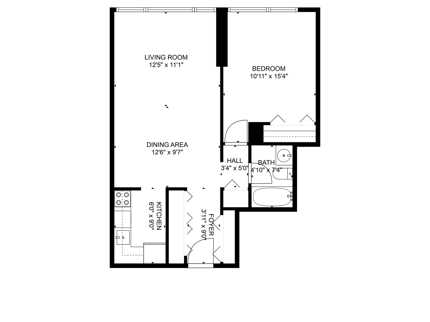Chicago, Illinois 60614, United States, 1 Bedroom Bedrooms, ,1 BathroomBathrooms,Residential,Active,202248