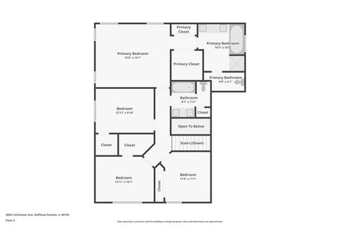 Tiny photo for 2050 Colchester Avenue, Hoffman Estates, IL 60192 (MLS # 12650462)