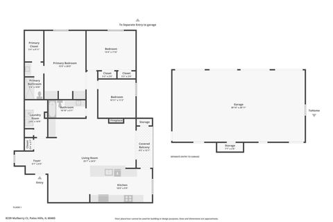 Tiny photo for 8239 Mulberry Court #13C, Palos Hills, IL 60465 (MLS # 12585941)
