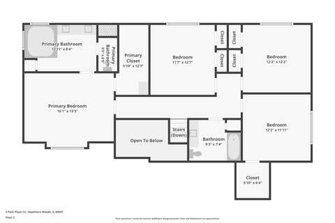 Tiny photo for 5 Park Place Circle, Hawthorn Woods, IL 60047 (MLS # 12463947)