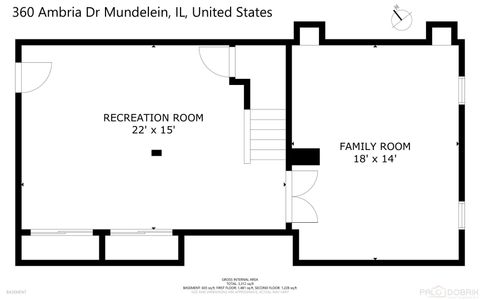 Tiny photo for 360 Ambria Drive, Mundelein, IL 60060 (MLS # 12462153)