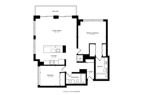 Tiny photo for 421 W Huron Street #1305, Chicago, IL 60654 (MLS # 12731412)