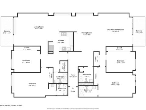 Tiny photo for 400 E Randolph Street #1119-20, Chicago, IL 60601 (MLS # 12475245)