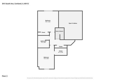Tiny photo for 39 E South Avenue, Cortland, IL 60112 (MLS # 12795658)