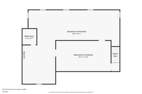 Tiny photo for 5001 NORTHWEST Boulevard, Davenport, IA 52806 (MLS # QC4269770)