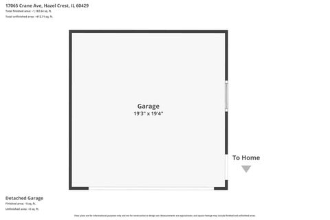 Tiny photo for 17065 Crane Avenue, Hazel Crest, IL 60429 (MLS # 12531670)