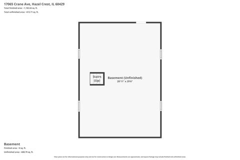 Tiny photo for 17065 Crane Avenue, Hazel Crest, IL 60429 (MLS # 12531670)