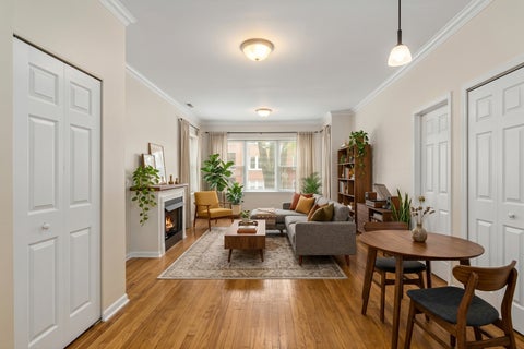 Tiny photo for 3110 W Belle Plaine Avenue #1, Chicago, IL 60618 (MLS # 12782478)