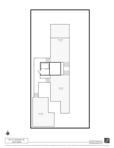 Tiny photo for 401 N Aberdeen Street #4S, Chicago, IL 60642 (MLS # 12500419)