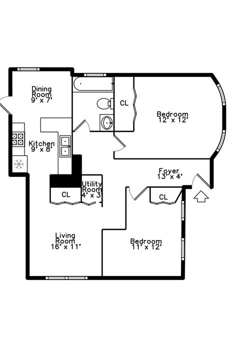 Tiny photo for 4523.5 S Drexel Boulevard #3W, Chicago, IL 60653 (MLS # 12430436)