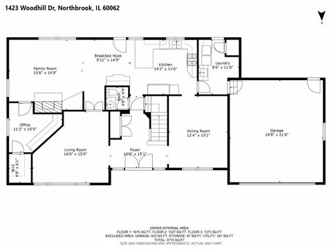 Tiny photo for 1423 Woodhill Drive, Northbrook, IL 60062 (MLS # 12419702)