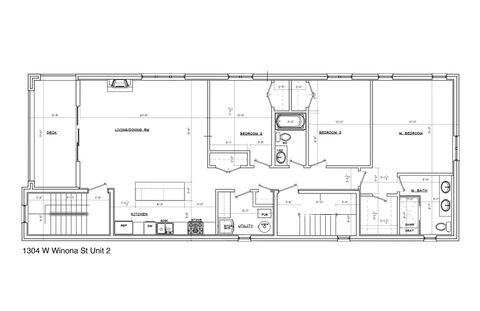 Tiny photo for 1304 W Winona Street #2, Chicago, IL 60640 (MLS # 12601776)