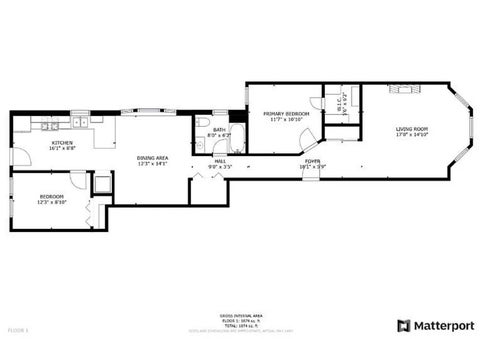 Tiny photo for 4451 S Indiana Avenue #2S, Chicago, IL 60653 (MLS # 12659425)