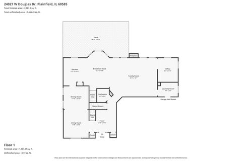 Tiny photo for 24027 Douglas Drive, Plainfield, IL 60585 (MLS # 12604173)